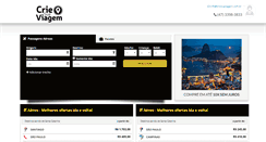 Desktop Screenshot of criesuaviagem.com.br