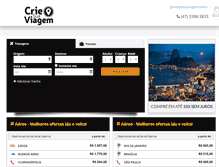 Tablet Screenshot of criesuaviagem.com.br